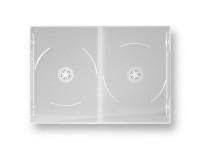 Boitier slim 7 mm pour 2 DVD fixations face à face