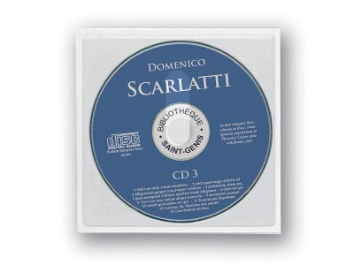Pochette adhésive 3L, avec découpe coup de pouce, contenant un CD