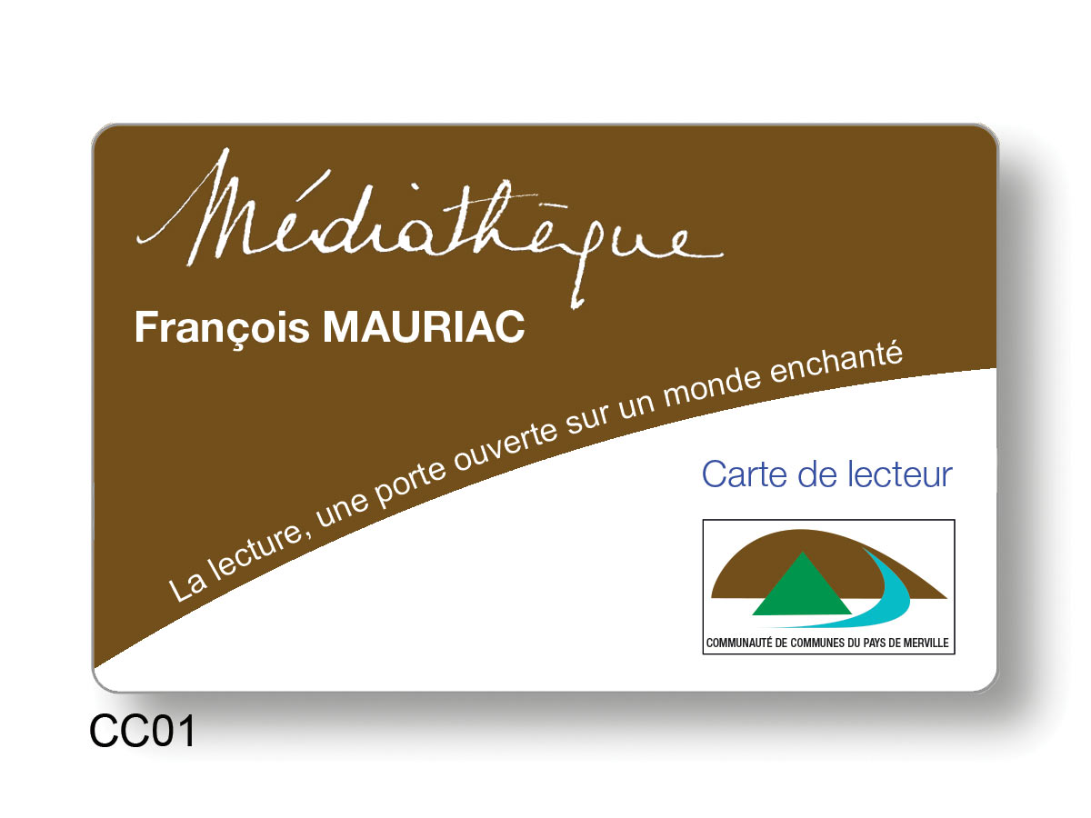 Cartes lecteur médiathèque François Mauriac